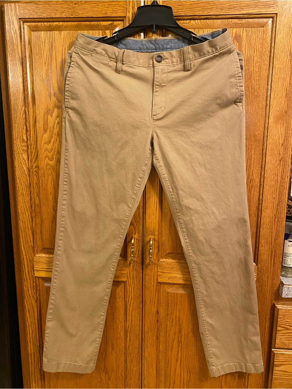 Wallin & Bros Mens Khaki Chino Pant Straight Fit